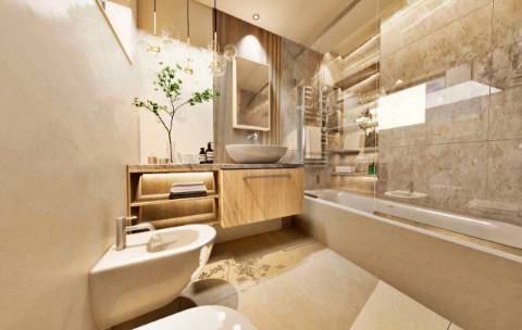 Excelente apartamento T2 com piscina, em fase de construção no centro de Almancil.