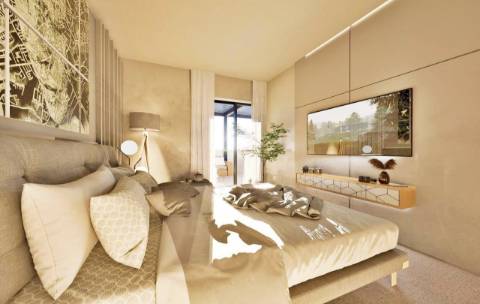 Excelente apartamento T2 com piscina, em fase de construção no centro de Almancil.