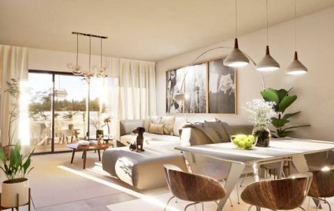 Excelente apartamento T2 com piscina, em fase de construção no centro de Almancil.