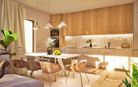 Excelente apartamento T2 com piscina, em fase de construção no centro de Almancil.