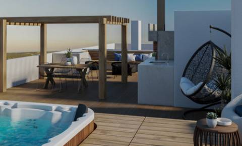 Penthouse T2 com rooftop de 74m2 e Varandas no Novo Empreendimento Varandas de Cabanas