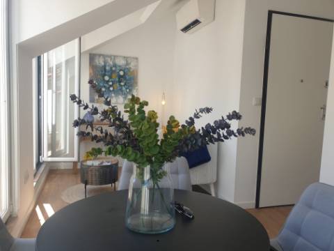 Fantástico Apartamento T2 totalmente remodelado com vista Rio, junto a Santa Apolónia, excelente localização