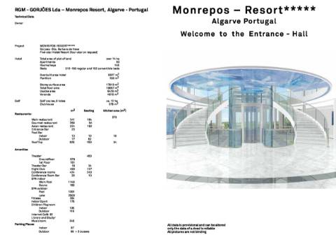 Projeto aprovado para construção de Hotel de 146 quartos, em Faro, inserido em terreno com 14,69 hectares