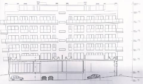 Lote para prédio com projeto aprovado - 20 apartamentos - Olhão