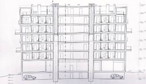 Lote para prédio com projeto aprovado - 20 apartamentos - Olhão