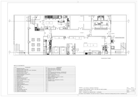 Fabrica e salão de Festas em Vila Real de António