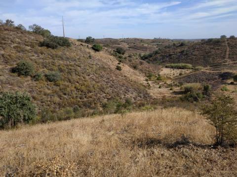 TERRENO MISTO COM 1.200 M2 ÁREA URBANA E 12.7 HECTARES DE TERRENO COM LAGO PRIVADO EM BOTELHAS - CASTRO MARIM