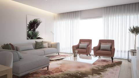 Apartamento de obra nova T3 de luxo para venda com vistas mar.