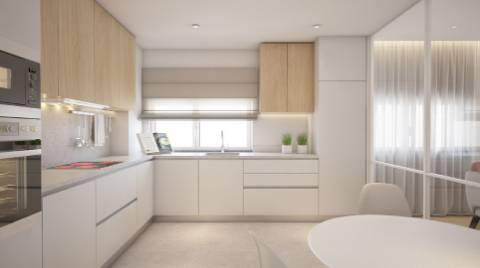 Apartamento de obra nova T3 de luxo para venda com vistas mar.