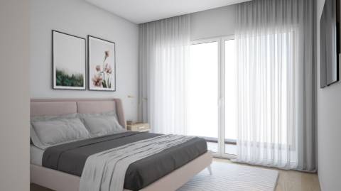 Apartamento de obra nova T3 de luxo para venda com vistas mar.