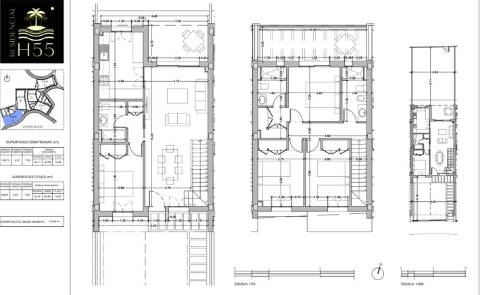Moradia T4 com Terraços, Jardim Privativo e Garagem no Exclusivo Residencial H55