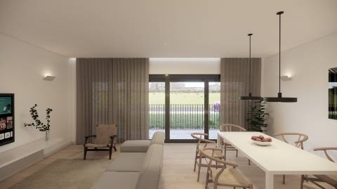 Apartamento novo T2 com elevador, garagem e vista mar!