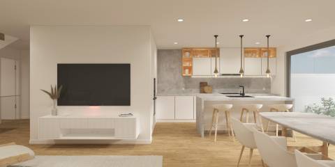 Moradia em Banda T4 no Empreendimento RIA TERRACES, Faro, Algarve