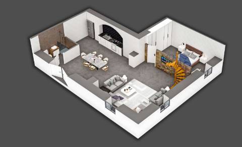 Empreendimento em Vila Real de Santo António com 5 fracções 2º linha do Rio Guadiana