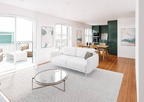 T2 Novo no 1º Piso - Edifício LA POMBALINA, Vila Real de Santo António