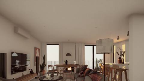 Apartamento T2 em Condomínio Privado - Atrium Gambelas, Faro