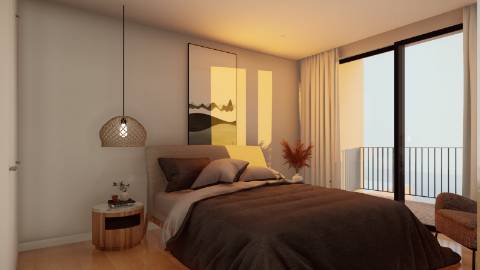 Apartamento T2 em Condomínio Privado - Atrium Gambelas, Faro