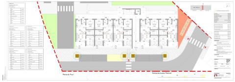 Terreno com 2660m² com PIP aprovado para construção de 15 Apartamentos situada no centro de Altura
