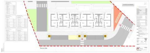 Terreno com 2660m² com PIP aprovado para construção de 15 Apartamentos situada no centro de Altura