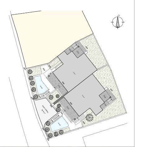 Moradia geminada T3 com piscina , sita em Santa Barbára de Nexe , Faro