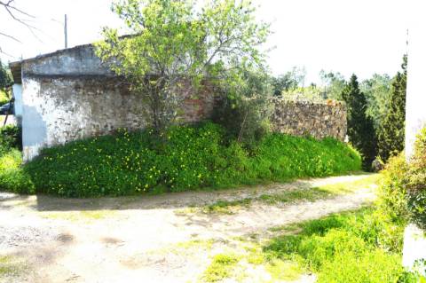 Ruina com espaço exterior, na zona de Santa Catarina da Fonte do Bispo