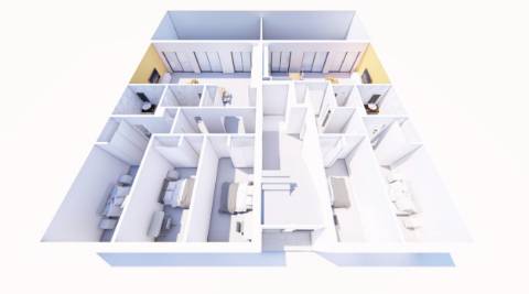 Apartamento T2 com garagem, elevador e terraço privativo com barbecue!