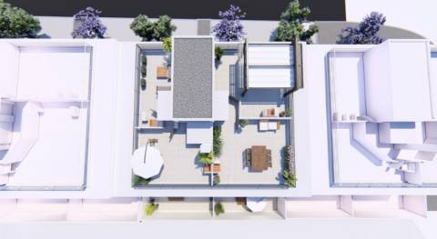 Apartamento T2 com garagem, elevador e terraço privativo com barbecue!