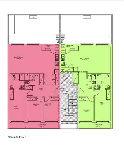 Apartamento T2 com garagem, elevador e terraço privativo com barbecue!