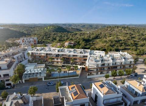 Apartamento T2, 1.º andar, em empreendimento de luxo com piscinas, SPA, jardim e ginásio em Tavira