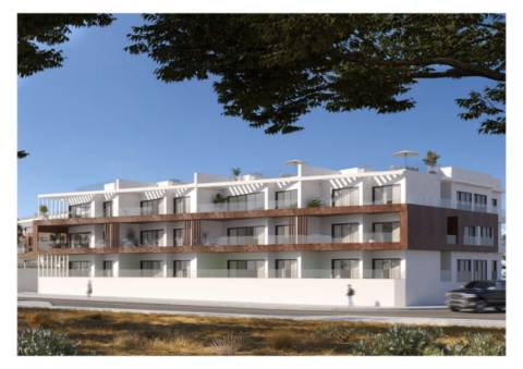 Apartamento T2, 1.º andar, em empreendimento de luxo com piscinas, SPA, jardim e ginásio em Tavira