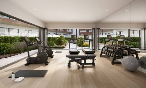 Apartamento T3, top, floor, no 2.º andar, vista mar, em empreendimento de luxo com piscinas, SPA, jardim e ginásio em Tavira