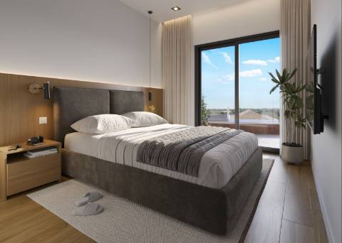 Apartamento T3, top floor, vista mar, em empreendimento de luxo com piscinas, SPA, jardim e ginásio em Tavira