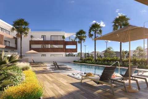 Apartamento T3, no 1.º andar, em empreendimento de luxo com piscinas, SPA, jardim e ginásio em Tavira