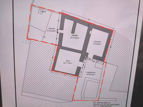 MORADIA EM RUINA PARA RECONSTRUIR - COM LOGRADOURO - VISTA MAR - QUEBRADAS - CASTRO MARIM - ALGARVE