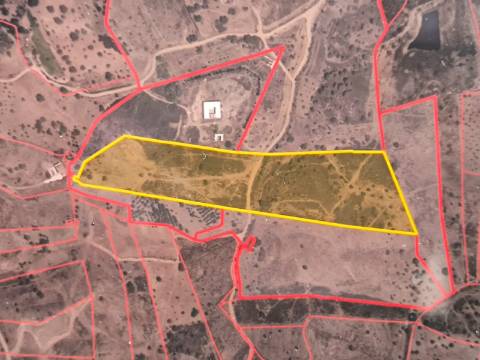 TERRENO COM 41.760 M2 - COM POSSIBILIDADE DE CONSTRUIR APOIO AGRICOLA - PISA BARRO - EM CASTRO MARIM - ALGARVE
