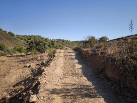 TERRENO RUSTICO COM 27.260 M2 - COM POÇO - COM POSSIBILIDADE DE CONSTRUÇÃO DE APOIO AGRICOLA - EM ODELEITE - CASTRO MARIM - ALGARVE