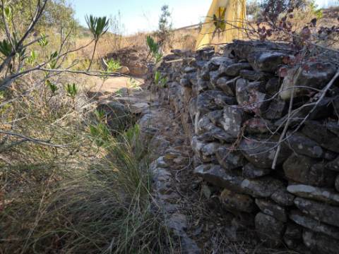TERRENO RUSTICO COM 27.260 M2 - COM POÇO - COM POSSIBILIDADE DE CONSTRUÇÃO DE APOIO AGRICOLA - EM ODELEITE - CASTRO MARIM - ALGARVE