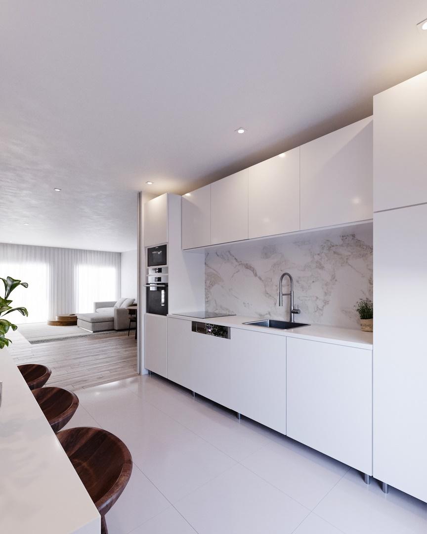 Apartamento T3, 1.º andar, com estacionamento em empreendimento com amplas áreas e linhas modernas, Tavira