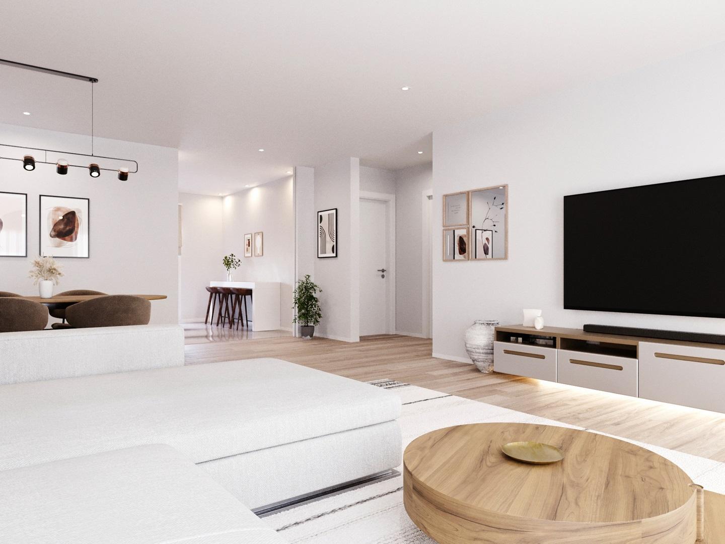 Apartamento T3, 1.º andar, com estacionamento em empreendimento com amplas áreas e linhas modernas, Tavira