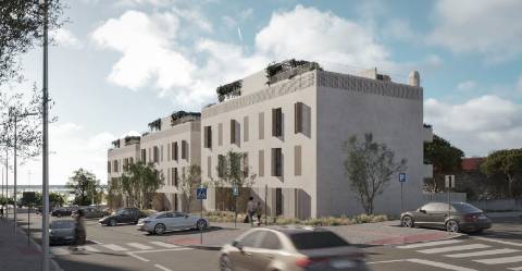 Apartamento T3 com terraço privativo - em Construção - Fuseta - Olhão