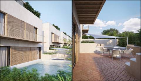 Moradia de luxo na Fuseta com piscina privativa, rooftop e vista Ria Formosa - Em Construção - Fuseta - Olhão