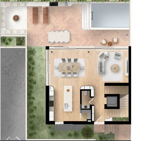 Moradia de luxo na Fuseta com piscina privativa, rooftop e vista Ria Formosa - Em Construção - Fuseta - Olhão