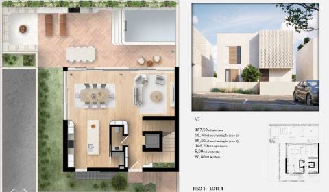 Moradia de luxo na Fuseta com piscina privativa, rooftop e vista Ria Formosa - Em Construção - Fuseta - Olhão