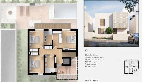 Moradia de luxo na Fuseta com piscina privativa, rooftop e vista Ria Formosa - Em Construção - Fuseta - Olhão