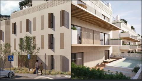 Apartamento T2 com terraço privativo - em Construção - Fuseta - Olhão