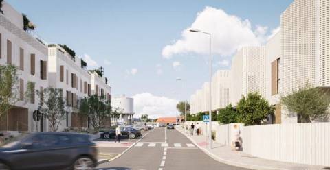 Apartamento T2 com terraço privativo - em Construção - Fuseta - Olhão