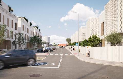 Apartamento T2 com terraço privativo - em Construção - Fuseta - Olhão