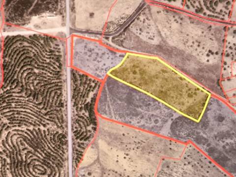 TERRENO COM 7640 M2 JUNTO A ENTRADA DA ALDEIA DE CORTES PEREIRA - ALCOUTIM - ALGARVE