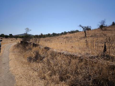 TERRENO COM 7640 M2 JUNTO A ENTRADA DA ALDEIA DE CORTES PEREIRA - ALCOUTIM - ALGARVE