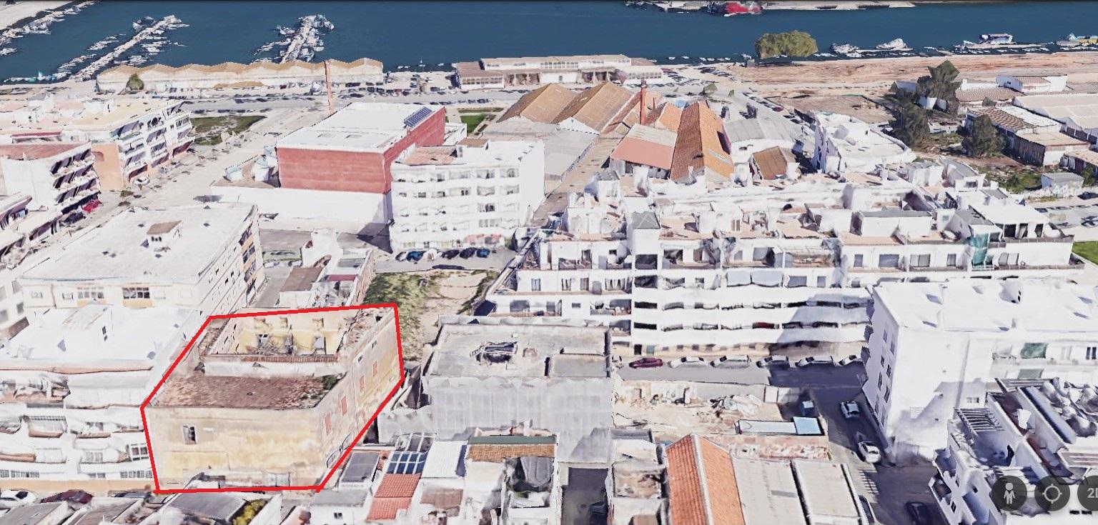 Terreno para construção de prédio - área de reabilitação urbana - Baixa de Olhão - zona Ribeirinha